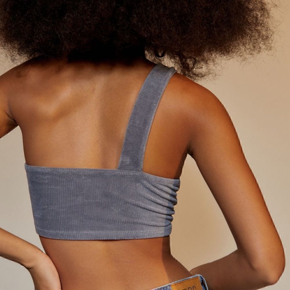 Urban outfitters Top Womens size large front twist crop festival summer sexy - Picture 2 of 8
